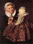 Frans Hals Catharina Hooft with her Nurse WGA Sweden oil painting artist